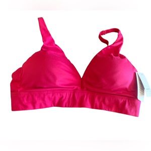 Auden Lightly Lined Plunge Bralette. NWT. XS